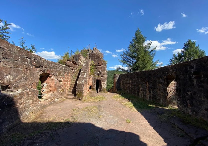 Blumenstein Castle, Palatinate, Schönau, Rhineland-Palatinate, Germany, Germany